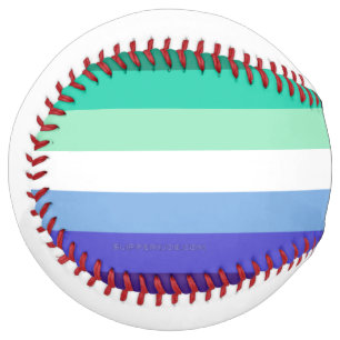 Balle De Softball La palette de drapeau des hommes gays trans-inclus