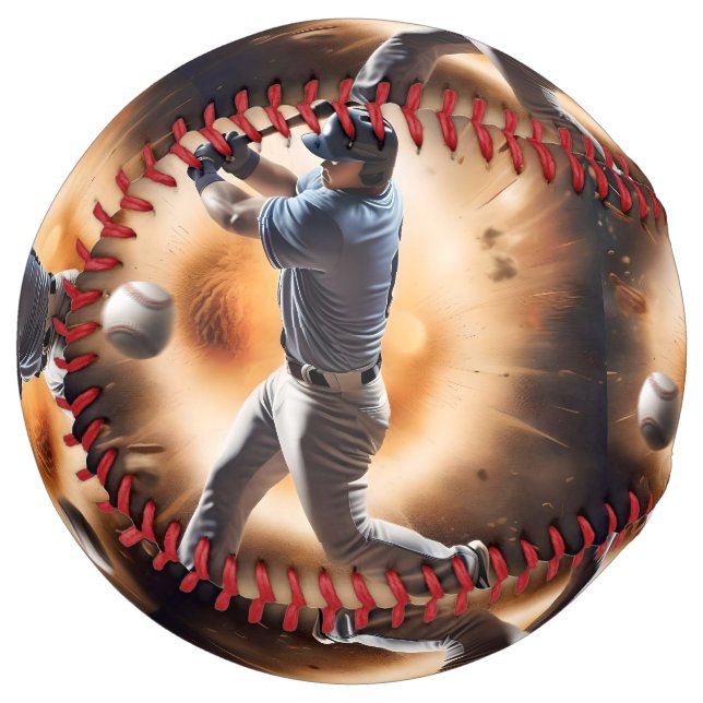 Balle De Softball "Le face à face de la nuée de poussière : la fureu (Devant gauche)