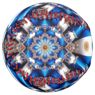 Balle De Softball Le softball aux couleurs argentines