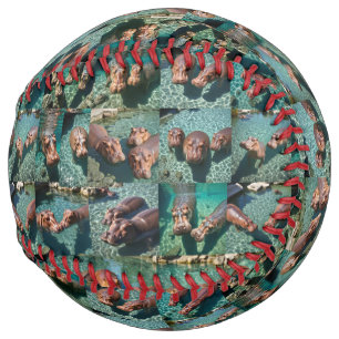 Balle De Softball Les hippopotames en jeu : Un paradis d'étang