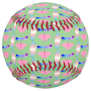 Balle De Softball LGBTQIA Transgenre Fierté Caterpillar to Butfly