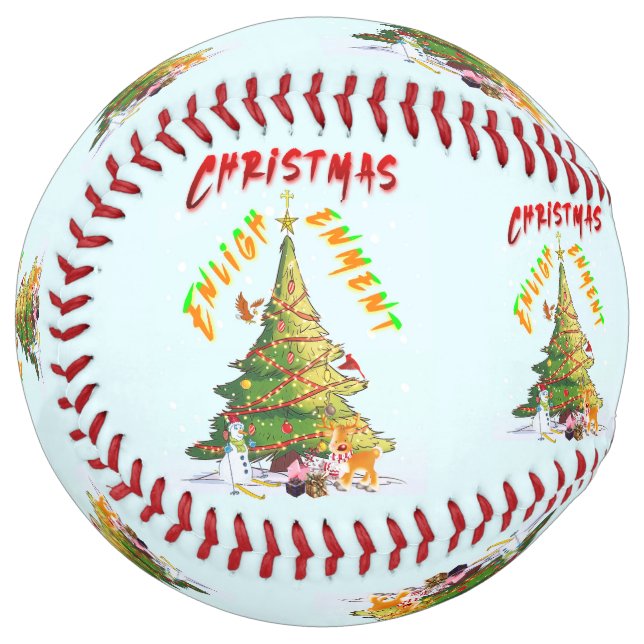 Balle De Softball Lumière de Noël (Devant gauche)