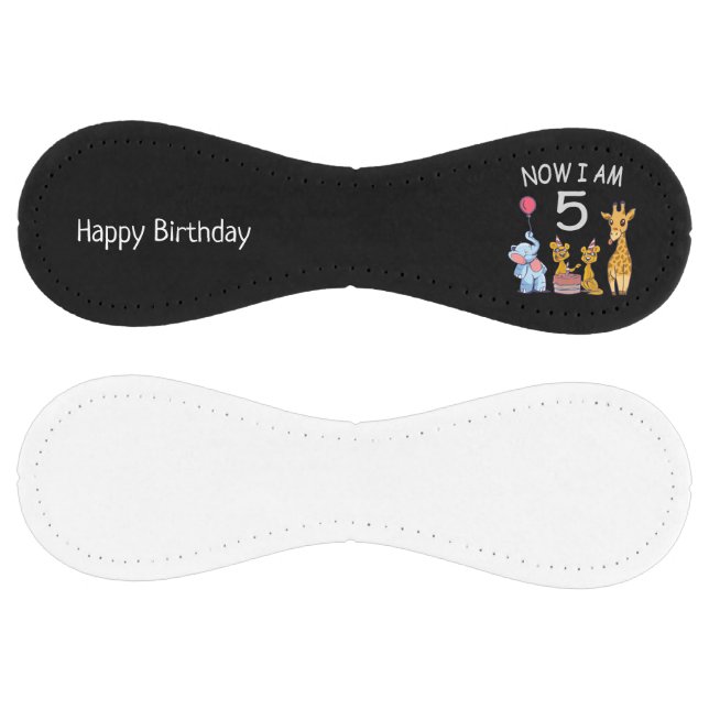 Balle De Softball Maintenant, j'ai 5 ans 5e anniversaire au Zoo (Panneaux)