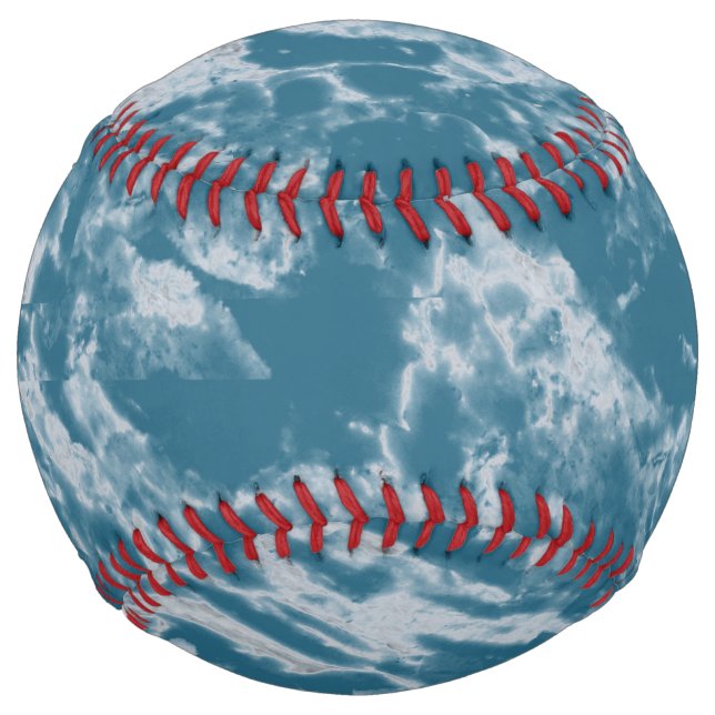 Balle De Softball Marbre turquoise (Devant)