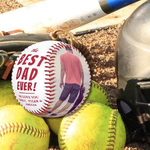 Balle De Softball Meilleur Papa Ever 2 Collage de Photos Père