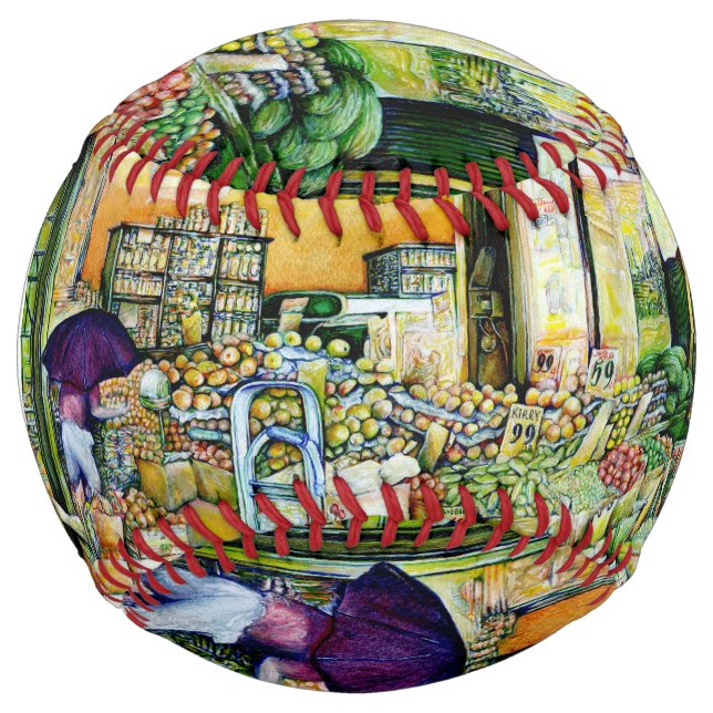 Balle De Softball Mettre à mal la gentrification artistique (Devant)