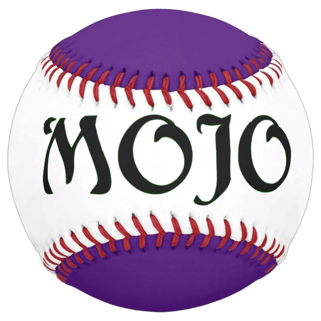 Balle De Softball Mojo violet softball (Devant)