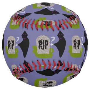 Balle De Softball Mort dans le cimetière Halloween softball