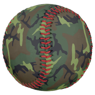 Balle De Softball Motif du Camouflage Vert, Motif militaire, Armée