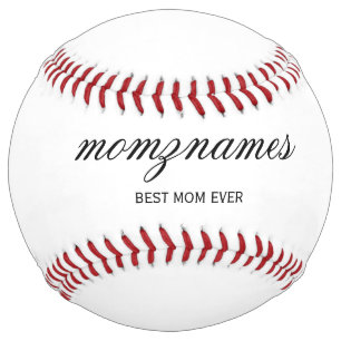 Balle De Softball Nom de la calligraphie personnalisée de la meilleu
