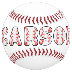 Balle De Softball Nom des lettres personnalisées de baseball