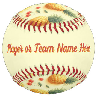 Balle De Softball Parade de l'ananas (personnaliser)