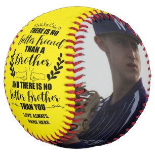 Balle De Softball Pas de meilleur ami qu'un frère Pas de meilleur fr