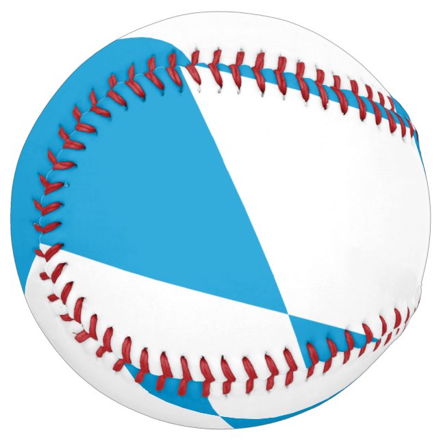 Balle De Softball Patriotic Softball with flag of Bavaria (Devant gauche)
