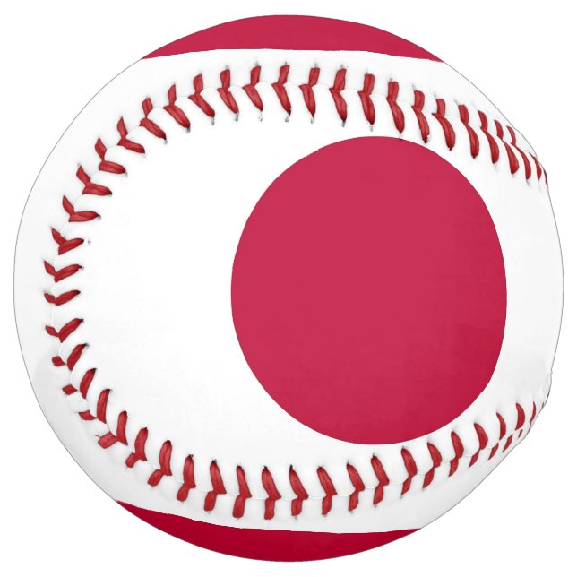 Balle De Softball Patriotic Softball with flag of Japan (Devant gauche)