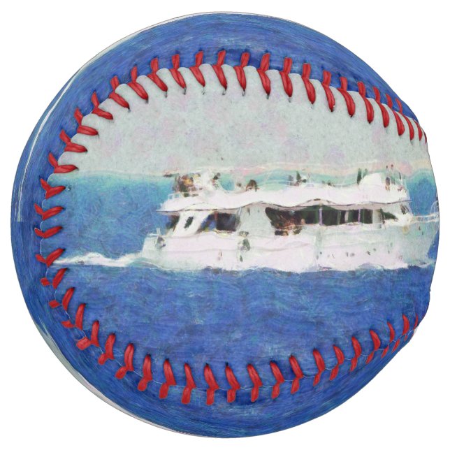Balle De Softball Peinture de bateau (Devant gauche)