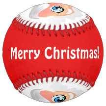 Père Noël Souriant Avec Un Sacoche Plein De Cadeau