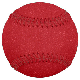 Balle de softball personnalisée rouge tomate avec