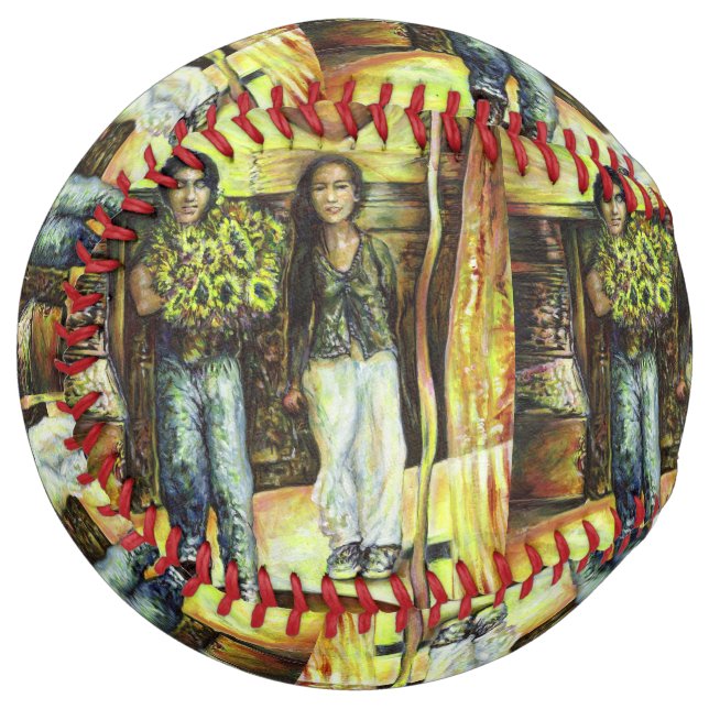 Balle De Softball Phase de ChapeI Sixtine d'un ChaIIenge (Devant gauche)