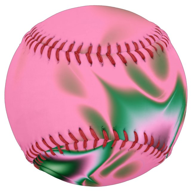 Balle De Softball Rose insaisissable (Devant)