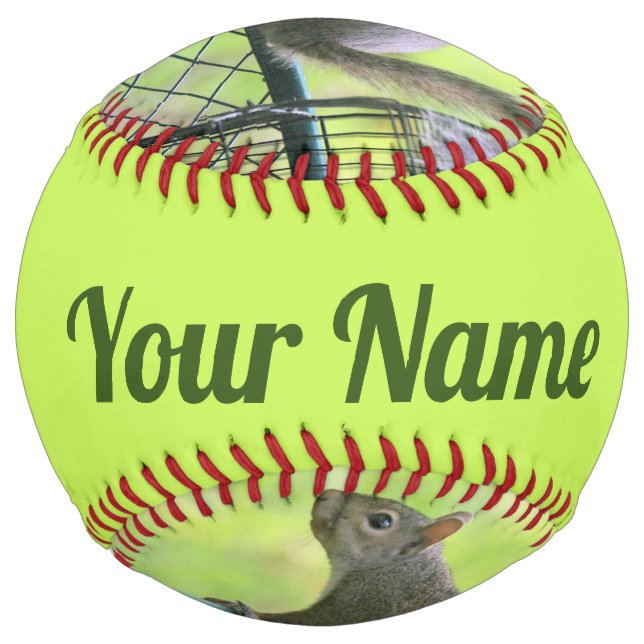 Balle De Softball Rouge (Dos)