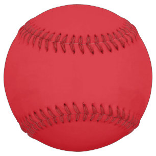 Balle De Softball rouge Amaranthe (couleur solide)