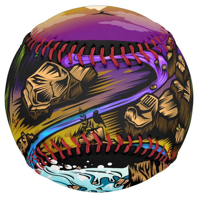 Balle De Softball Scène extérieure (Devant)