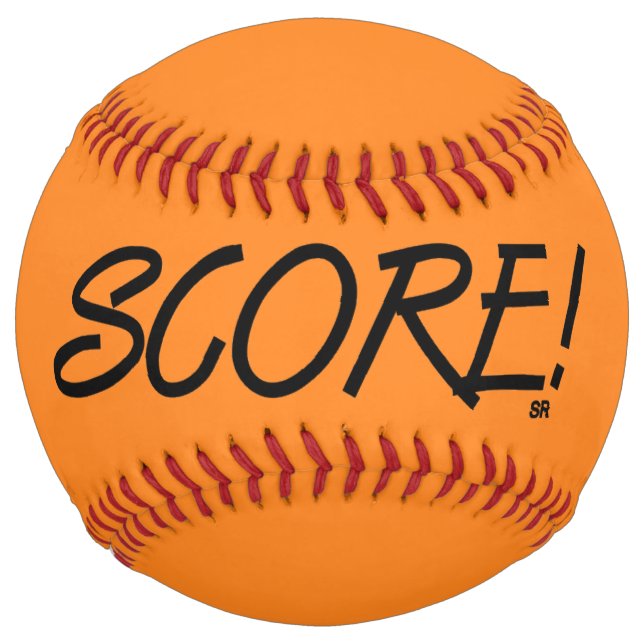 Balle De Softball Score orange softball (Devant)