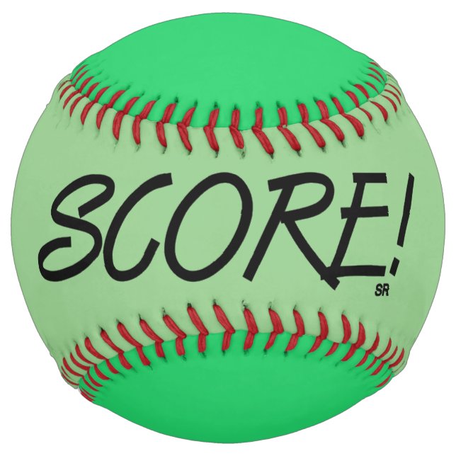 Balle De Softball Score vert 2 tons softball (Devant)