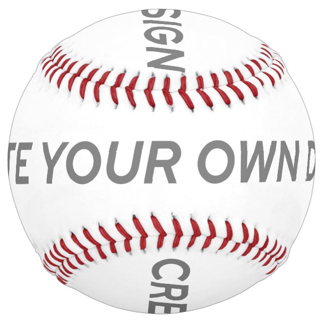 Balle De Softball Simplement - Créez la vôtre  (Devant)