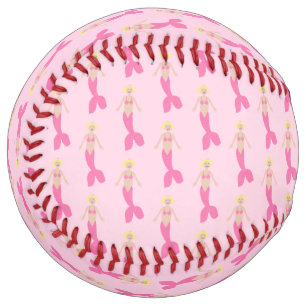 Balle De Softball Sirène D'Imaginaire Rose
