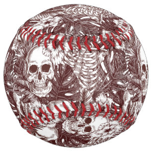 Balle De Softball Skuls Jungle Softball