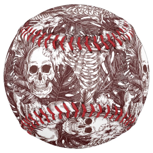 Balle De Softball Skuls Jungle Softball (Devant)