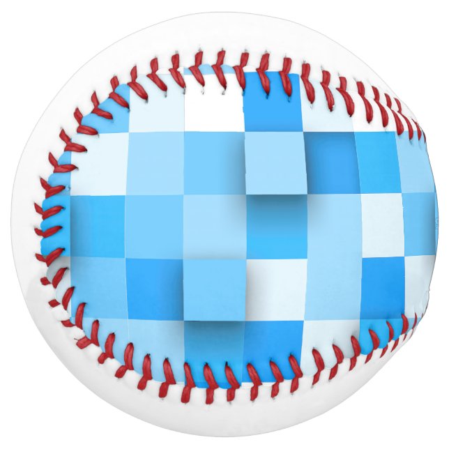 Balle De Softball SlipperyJoe's carré artwork mosaïque moderne trois (Devant gauche)
