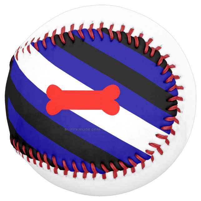 Balle De Softball SlipperyJoe's Puppy Play Pride drapeau fétiche LGB (Devant droit)