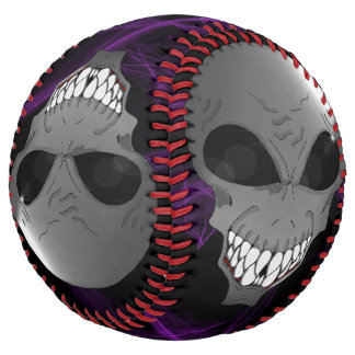 Balle De Softball Softball alien gris