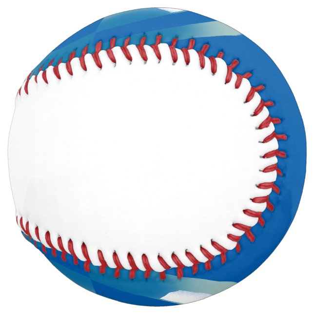 Balle De Softball Softball avec conception circulaire Abstraite (Dos gauche)