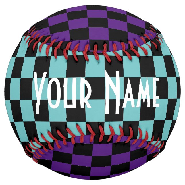 Balle De Softball Softball Checker personnalisé par HAMbyWG (Devant)