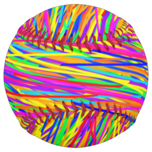 Balle De Softball Softball coloré