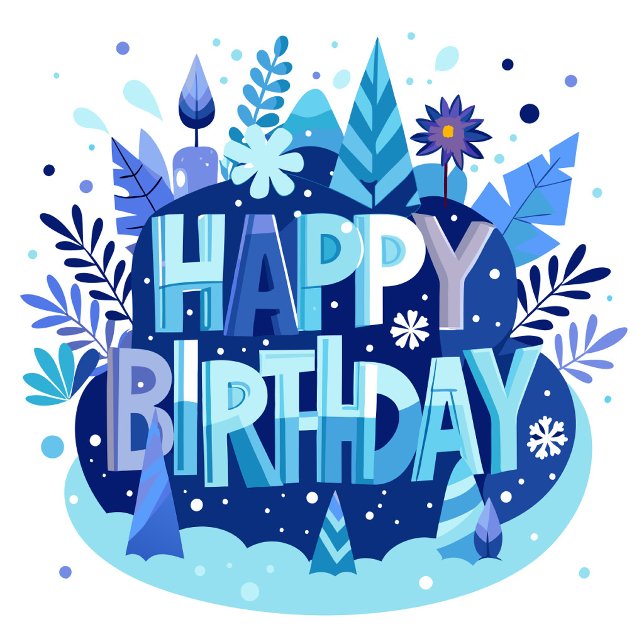 Balle De Softball Softball d'anniversaire bleu ( Bold Lettering, Party Theme!)