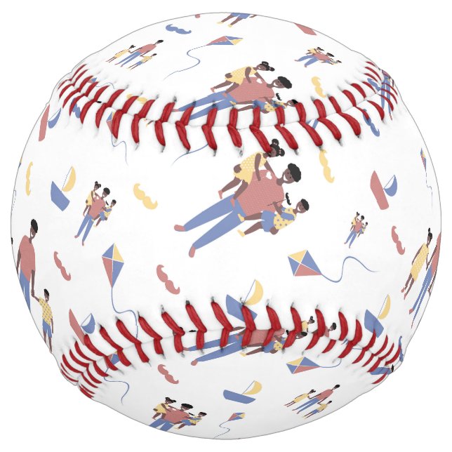 Balle De Softball Softball fête des pères (Devant)