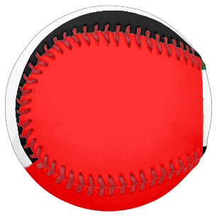 Balle De Softball Softball patriotique avec drapeau de l'Emirat arab
