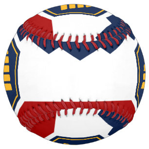 Balle De Softball Softball patriotique avec drapeau de l'Utah, États