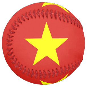 Balle De Softball Softball patriotique avec drapeau du Vietnam