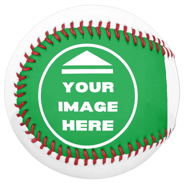 Balle De Softball Softball - Personnalisé - Ajouter image / texte (Devant gauche)
