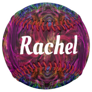 Balle De Softball Softball personnalisé avec message sur le dos