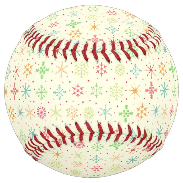 Balle De Softball Softball Retro Stars (Devant)
