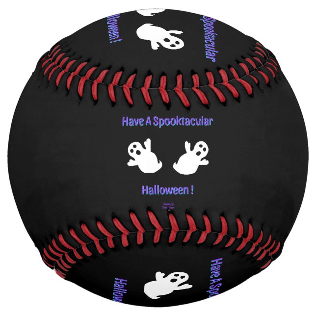 Balle De Softball Spooktacular Ghosts Softball (Devant)