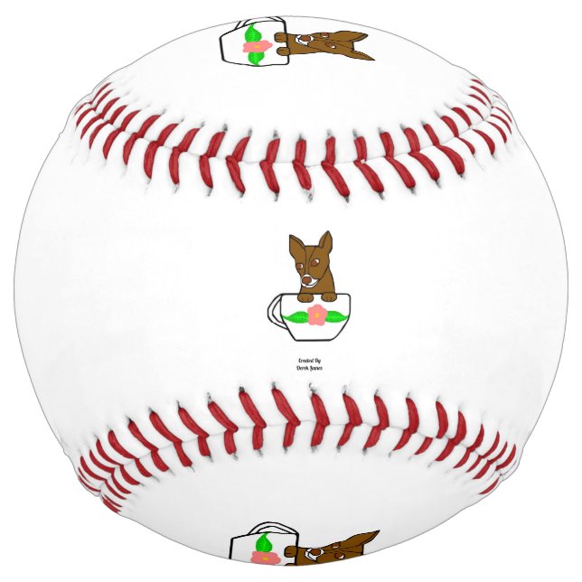 Balle De Softball Teacup Chihuahua Softball (Devant)