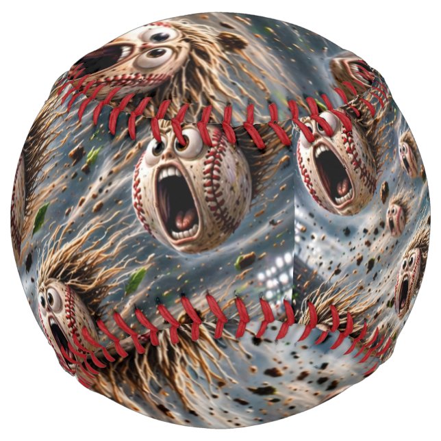 Balle De Softball Tempête de softball : hurlements dans le vent (Dos)